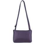 Pierre Cardin Small Leather Cross Body Bag - Purple