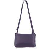 Pierre Cardin Small Leather Cross Body Bag - Purple