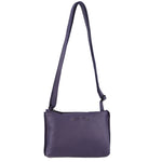 Pierre Cardin Small Leather Cross Body Bag - Purple