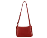 Pierre Cardin Small Leather Cross Body Bag - Red