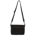 Pierre Cardin Leather Cross-Body Bag - Black