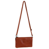 Pierre Cardin Leather Multiway Cross Body Bag - Cognac