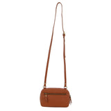 Pierre Cardin Ladies Leather Crossbody Bag/Clutch - Cognac