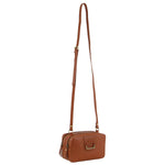 Pierre Cardin Ladies Leather Crossbody Bag/Clutch - Cognac