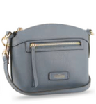 Milleni Vegan Leather Fashion Cross Body Bag - Blue