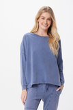 Suzy D Paloma Vintage Wash boxy Sweatshirt - Jeans