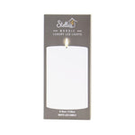 White Pillar LED Candle - Large