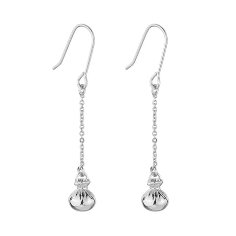 Poi Earrings - Silver