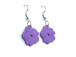 Poroporo Earrings - Purple