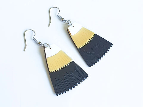 Puteketeke Feather Earrings