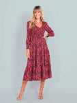 LEONI Phoenix Dress - Red Print