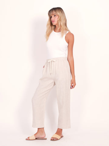 G7 Lucy Linen Pant - Sand