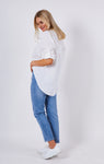 G7 Adele Linen Shirt - White