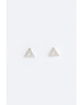 Stilen Tessa Triangle Studs - Silver