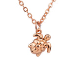 Turtles Necklace - Rose Gold