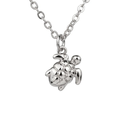 Turtles Necklace - Silver