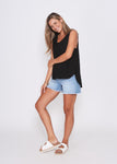 LEONI Laura Tank - Black