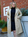 LEONI Trench Coat - Taupe