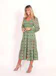 LEONI Phoenix Dress - Retro Green