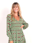 LEONI Phoenix Dress - Retro Green