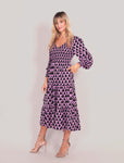 LEONI Phoenix Dress - Retro Purple