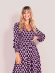 LEONI Phoenix Dress - Retro Purple