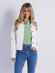 Monaco Jeans - Rylan Denim Jacket - White