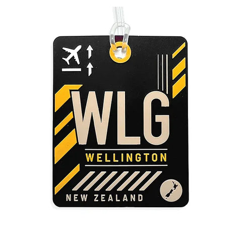 Wellington (WLG) Code Luggage Tag