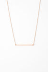 Stilen Blake Bar Necklace - Rose