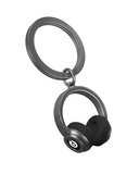 Black Headphones Keychain