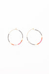 Stilen Maddi Hoop Earrings - Pink