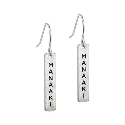 Manaaki (Cherish) Earrings - Silver