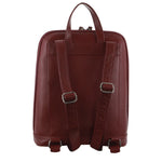 Milleni Nappa Leather Twin Zip Backpack - Cabernet