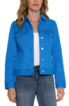 Liverpool Classic Denim Jacket - Diva Blue