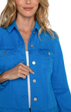 Liverpool Classic Denim Jacket - Diva Blue