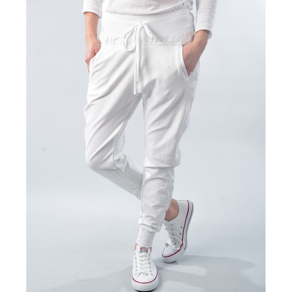White Ultimate Joggers
