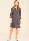 BRAKEBURN SQUIRREL CORD SMOCK DRESS