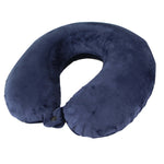 MEMORY FOAM NECK PILLOW BLUE