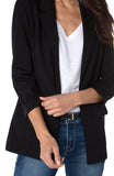 LIVERPOOL BOYFRIEND BLAZER WITH PRINCESS DARTS - BLACK