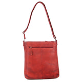 MILLENI NAPPA LEATHER HANDBAG - RED