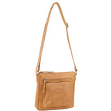 Milleni Nappa Leather Handbag - Caramel