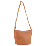 Milleni Nappa Leather Crossbody Bag - Cognac