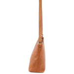 Milleni Nappa Leather Crossbody Bag - Cognac