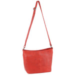 MILLENI LEATHER HANDBAG - SALSA RED