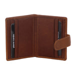 PIERRE CARDIN MENS BI-FOLD LEATHER WALLET - TAN