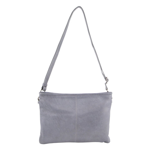 PIERRE CARDIN SMALL HANDBAG - STEEL