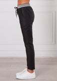 MONACO JEANS - WAX RILEY JOGGERS - BLACK CONTRAST