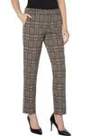 LIVERPOOL KELSEY PLAID TROUSER